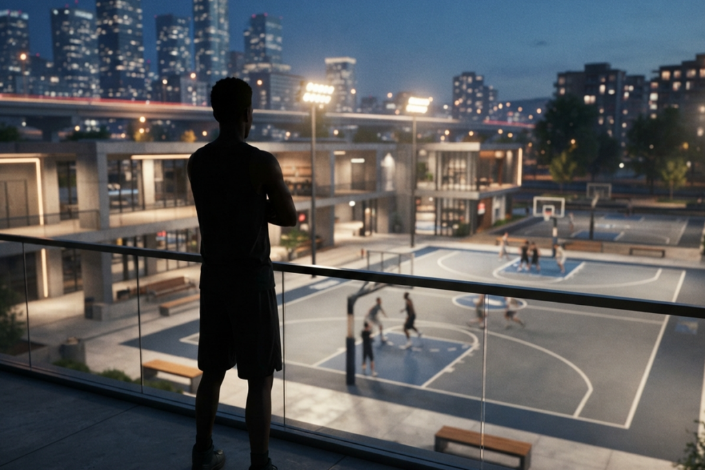 Gameplay d’un jeu vidéo de basket
