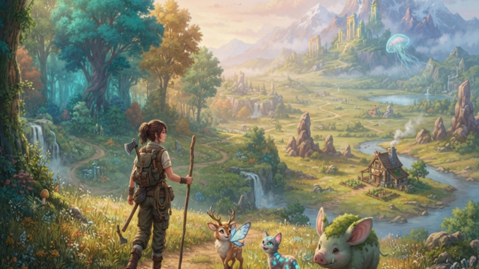Gameplay d’un jeu similaire à Palworld