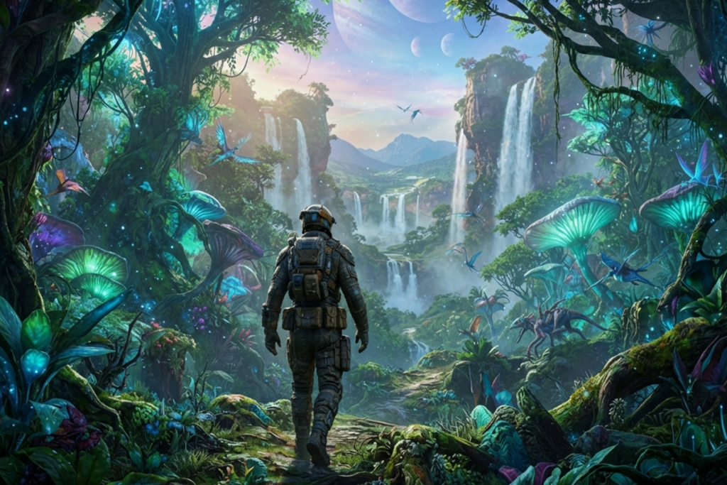 Gameplay d’un jeu similaire à Avatar : Frontiers of Pandora