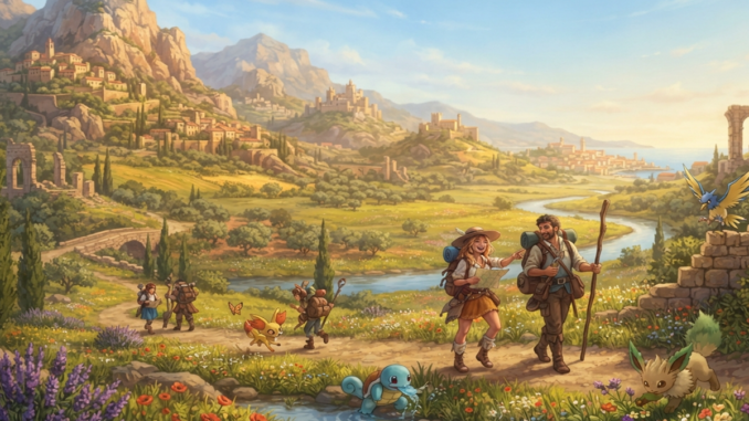 Gameplay d’un jeu comme Pokémon Écarlate et Violet