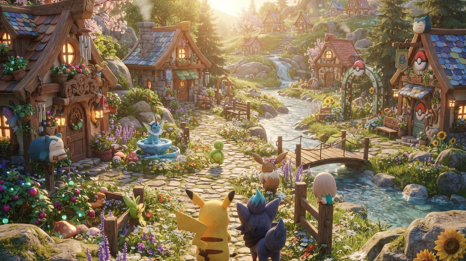 Gameplay d’un jeu similaire à Pokémon Pokopia