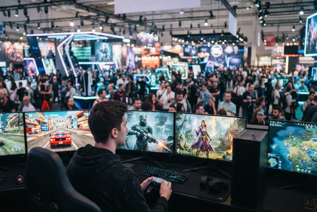 Un salon de jeux similaire à Gamescom