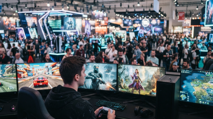 Un salon de jeux similaire à Gamescom