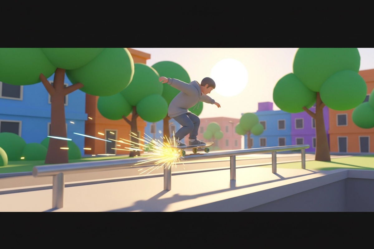 Gameplay d’un jeu comme Skateboard Hero