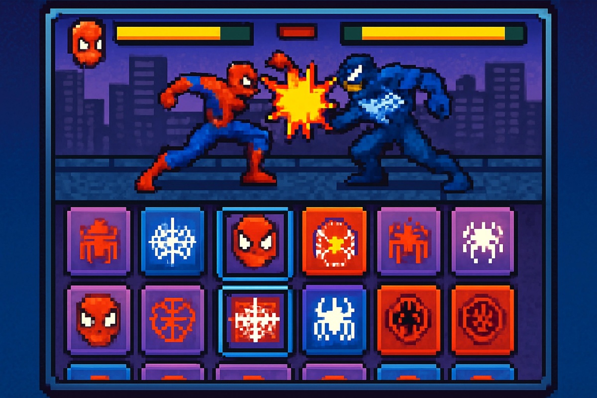 Gameplay d’un jeu comme Spider-Man: Epic Battles
