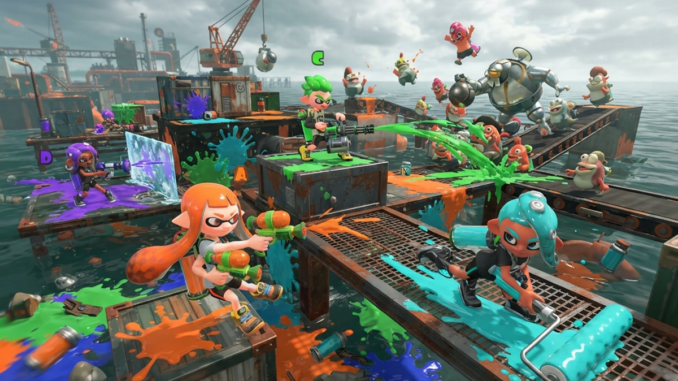 Gameplay d’un jeu similaire à Splatoon Raiders
