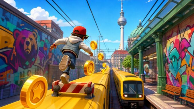 Gameplay d’un jeu comme Subway Surfers Berlin