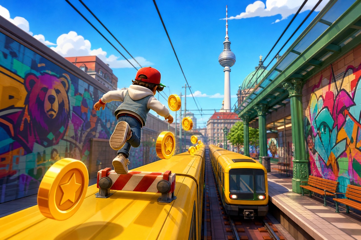 Gameplay d’un jeu comme Subway Surfers Berlin