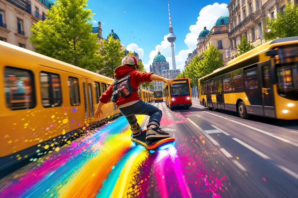 Gameplay d’un jeu comme Subway Surfers Berlin