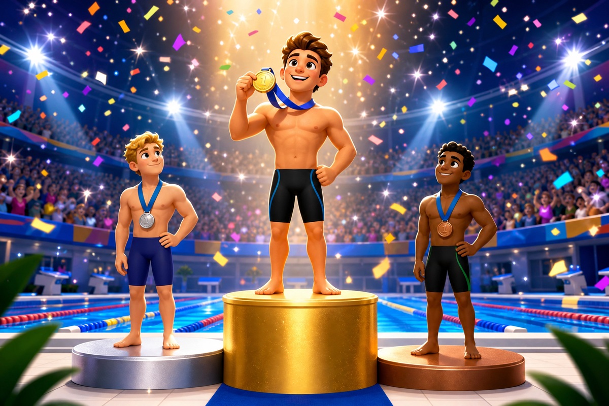 Gameplay d’un jeu comme Swimming Pro