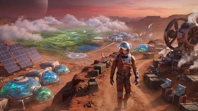 Gameplay d’un jeu similaire à The Planet Crafter