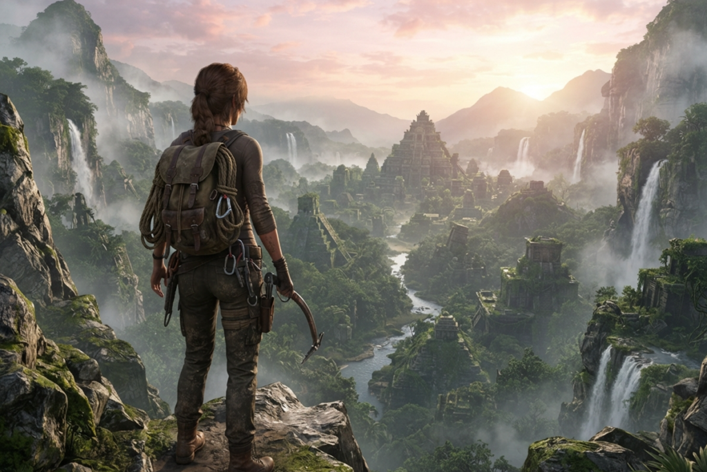 Gameplay d’un jeu similaire à Tomb Raider