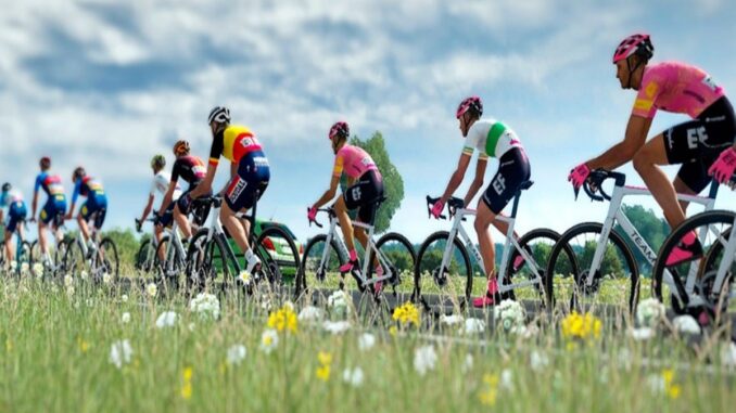 Gameplay d’un jeu similaire à Tour de France 2024