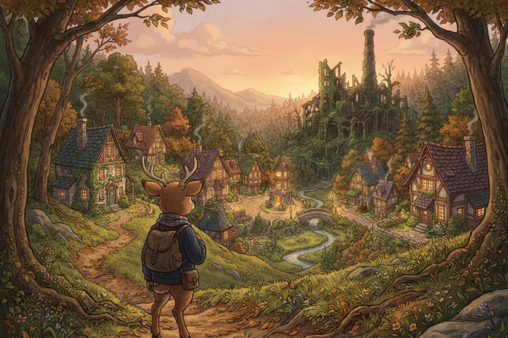 Gameplay d’un jeu similaire à Beacon Pines