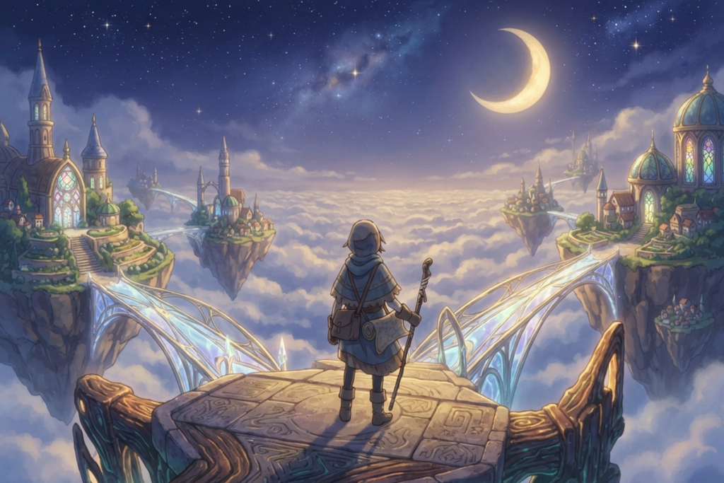 Une série animée similaire à l’univers Kingdom Hearts