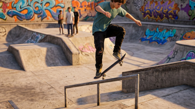 Gameplay d’un jeu similaire à Skatesterre