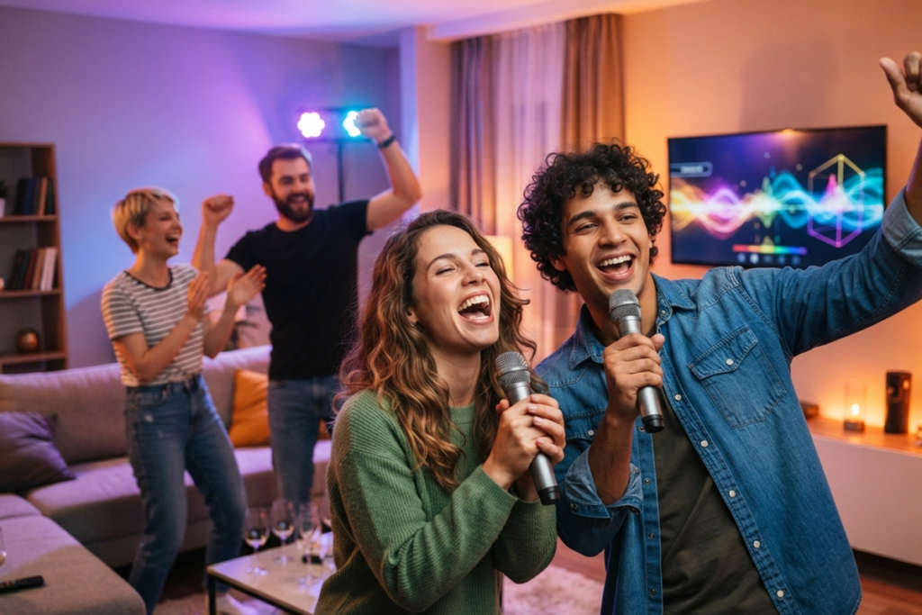 Un jeu musical en famille
