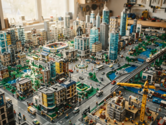 Gameplay d’un jeu city-builder comme LEGO Skylines