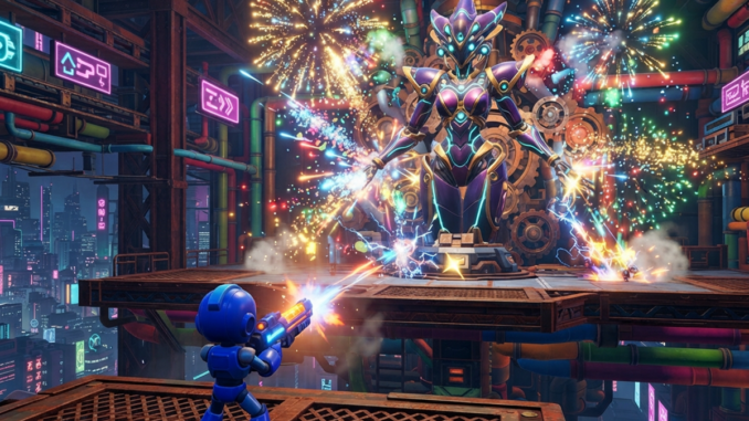 Gameplay d’un jeu similaire à Mega Man : Dual Override