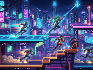 Gameplay d’un jeu similaire à Speedrunners 2
