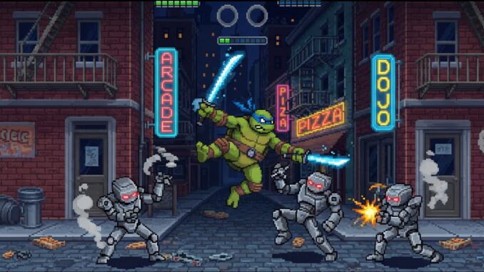Gameplay d’un jeu comme TMNT: Totally Turtles