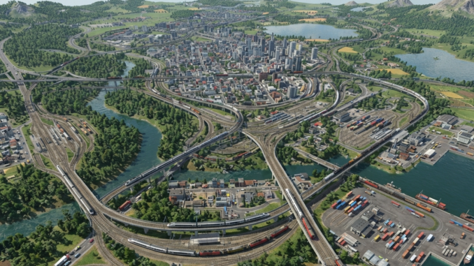 Gameplay d’un jeu similaire à Transport Fever