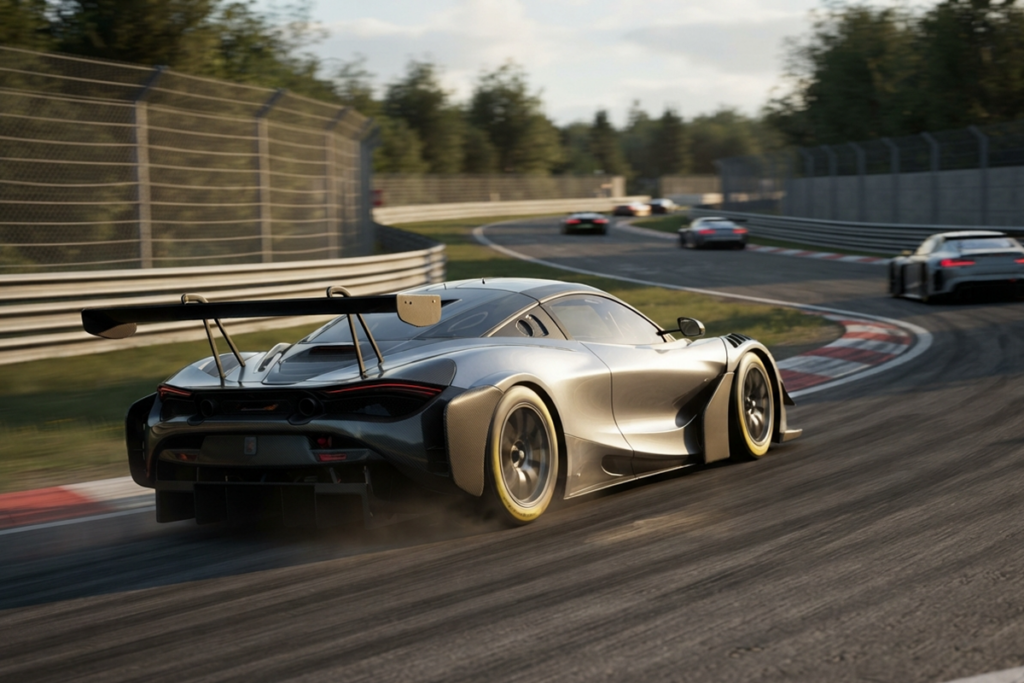 Gameplay d’un jeu de course Project Motor Racing