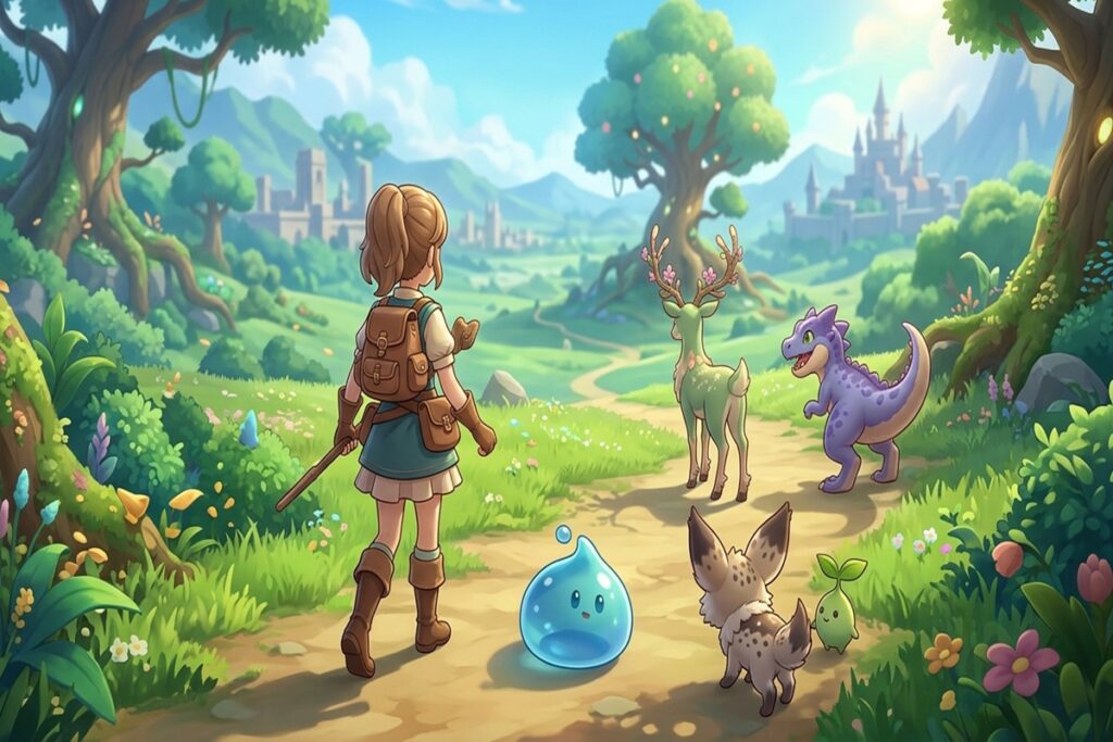 Gameplay d’un jeu similaire à Dragon Quest Monsters 4