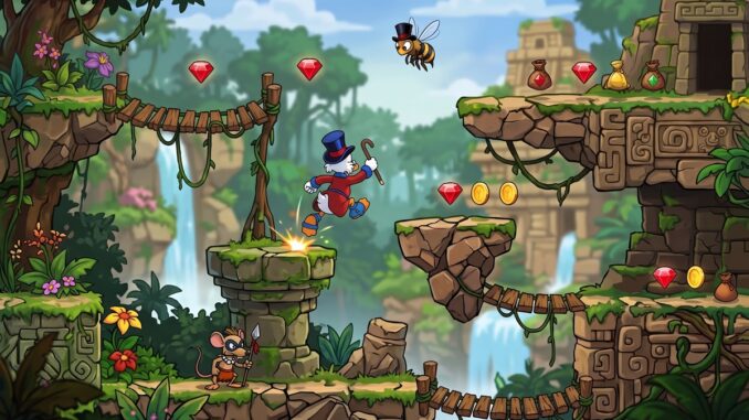 Gameplay d’un jeu comme DuckTales Remastered