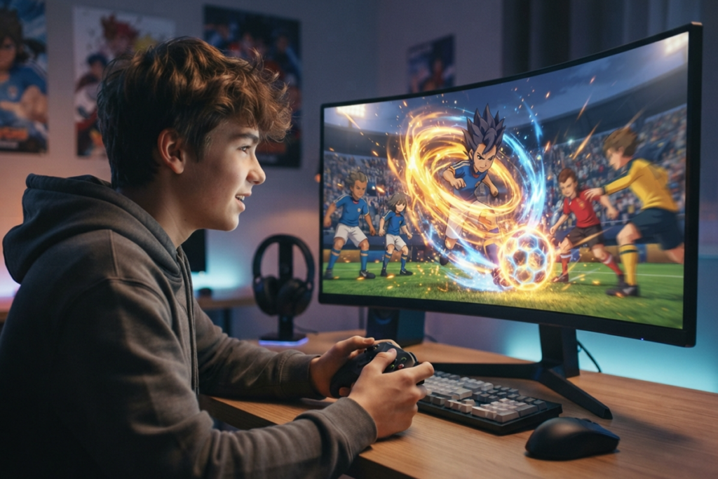 Un jeu de foot similaire à Inazuma Eleven : Bold Revolution sur PC