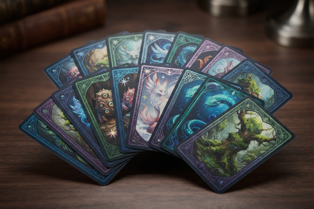 Un jeu de cartes similaires aux JCC Pokémon