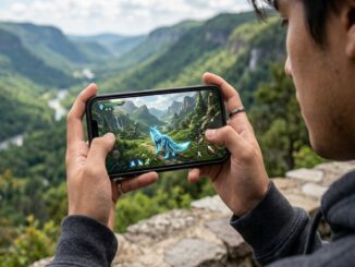 Un joueur qui teste un jeu comme Aniimo