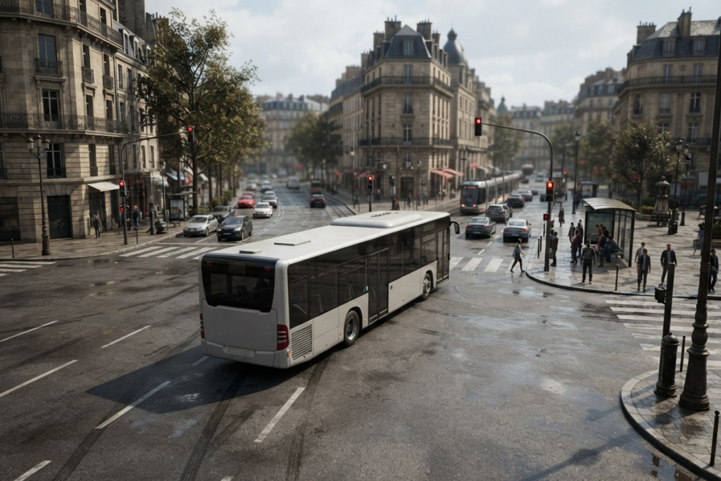 Gameplay d’un jeu similaire à Bus Simulator 2027