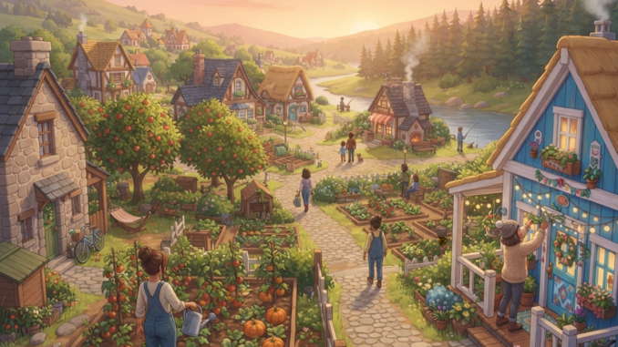 Gameplay d’un jeu social et cosy