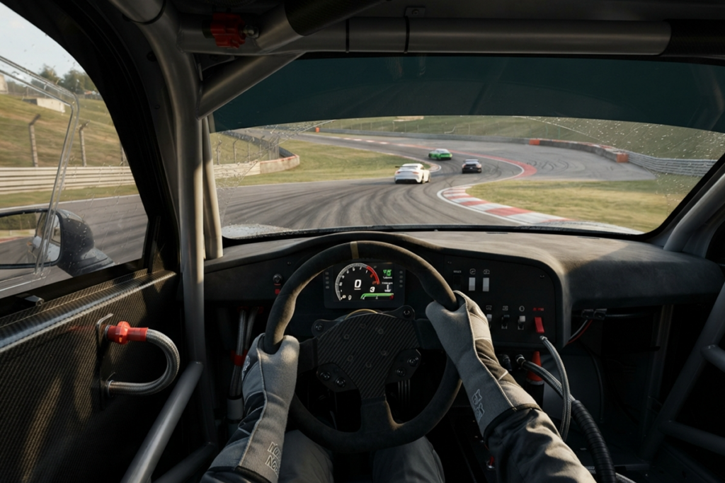 Gameplay d’un jeu de course immersif comme Project Motor Racing
