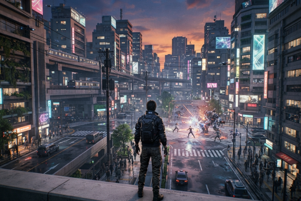 Gameplay d’un jeu japonais comme FF7