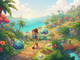 Gameplay d’un jeu cosy comme Luma Island