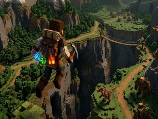 Gameplay d’un jeu similaire à Minecraft