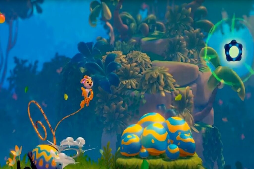 Gameplay du jeu d’aventure Marsupilami : Le Secret du Sarcophage