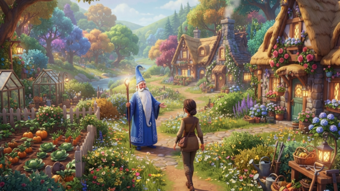 Gameplay d’un jeu mettant en avant Merlin l’enchanteur