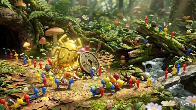 Gameplay d’un jeu similaire à Pikmin 4