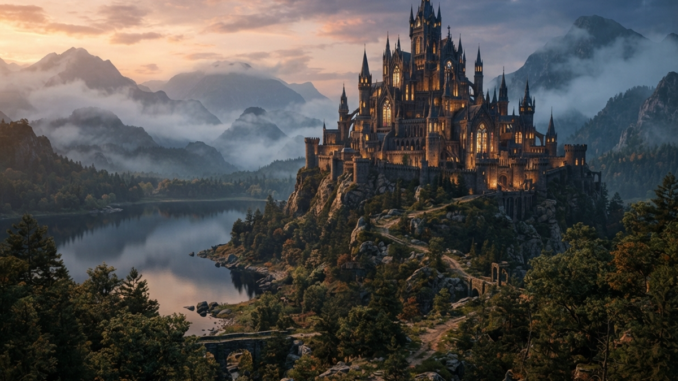 Un château similaire à Poudlard dans le jeu Hogwarts Legacy : L’Héritage de Poudlard