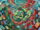 Illustration d’un Pokémon similaire à Rayquaza