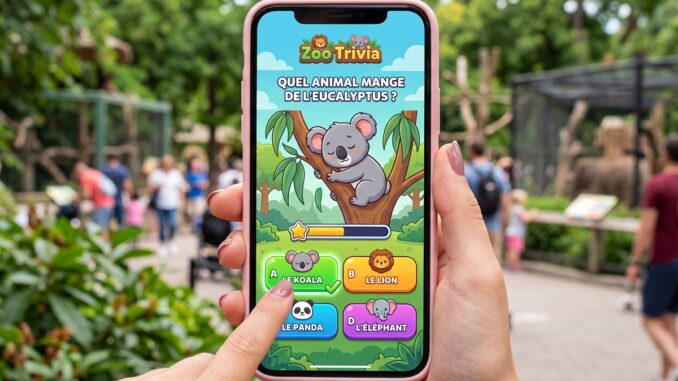 Gameplay d’un jeu comme Zoo Trivia