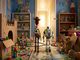 Woody et Buzz dans une chambre remplie de jouets